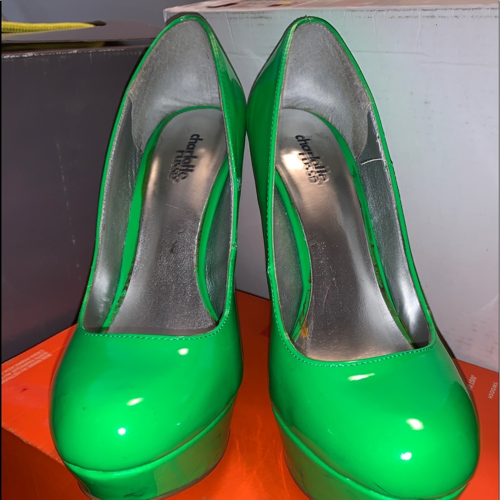 Lime Green Pumps